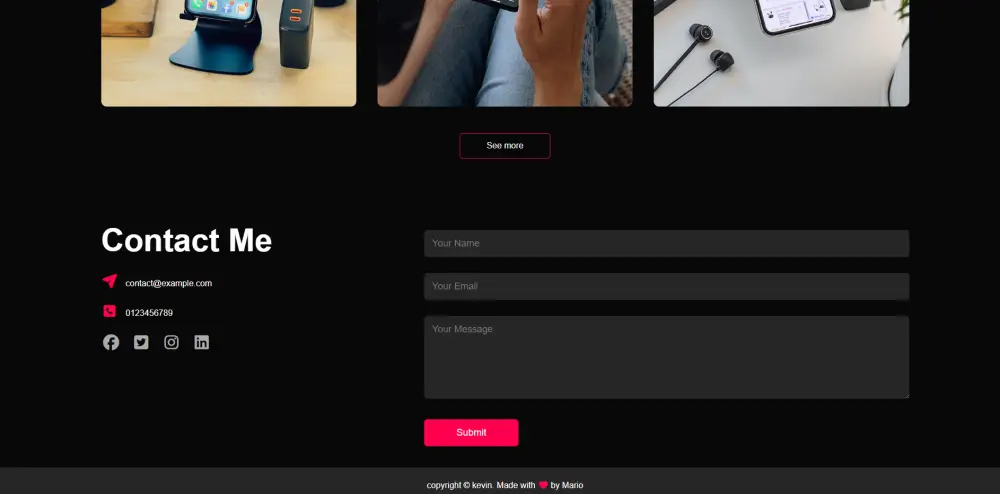 برمجة موقع إلكتروني لعرض الأعمال متكامل باستخدام احدث التقنيات