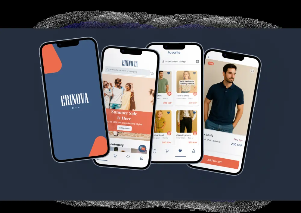 تصميم واجهة واحدة لتطبيق موبايل بأسلوب أنيق واحترافي