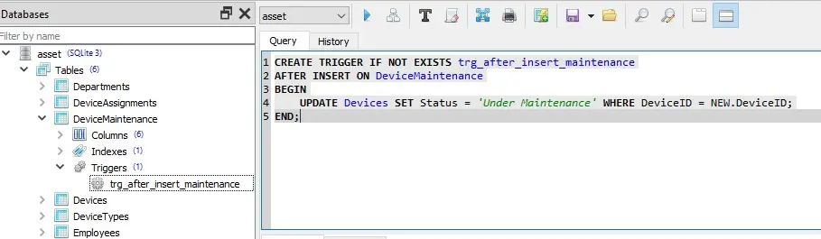 إنشاء قاعدة بيانات احترافية باستخدام SQLite