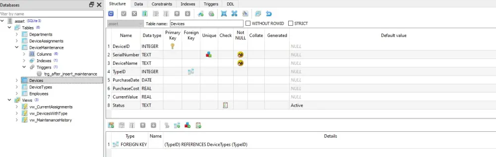 إنشاء قاعدة بيانات احترافية باستخدام SQLite