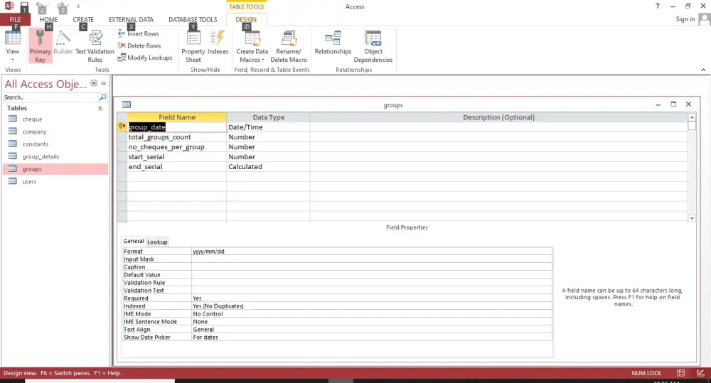 تصميم قاعدة بيانات وتطبيق متكامل باستخدام Microsoft Access لإدارة بياناتك