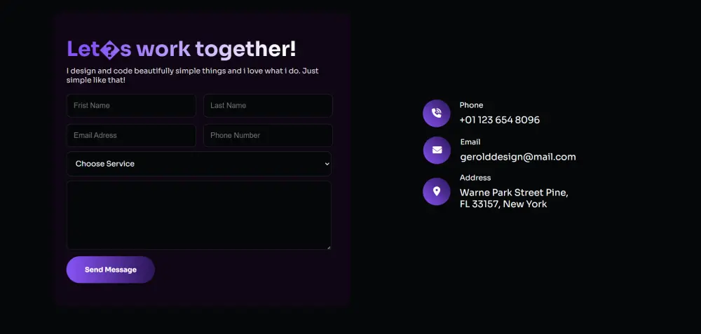 إنشاء موقع شخصي أو بورتفوليو احترافي يعرض أعمالك بتصميم جذاب مكون من صفحه واحده.