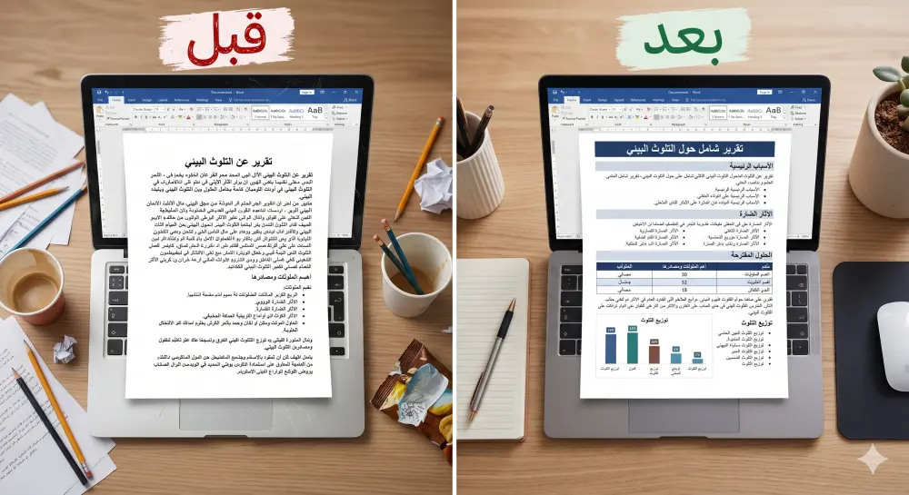 تنسيق ملفات word واعاده تنظيم المحتوي بشكل احترافي