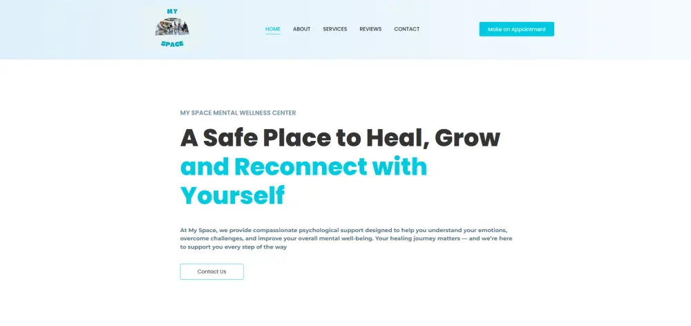 تصميم وتطوير موقع WordPress احترافي لخدمة الصحة النفسية – My Space