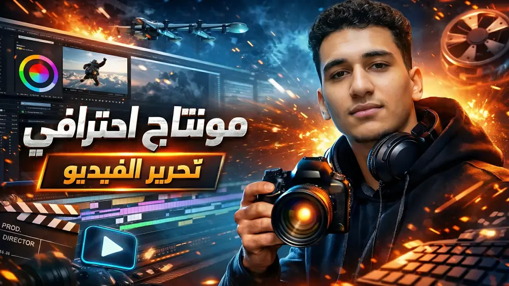 مونتاج فيديو يوتيوب احترافي
