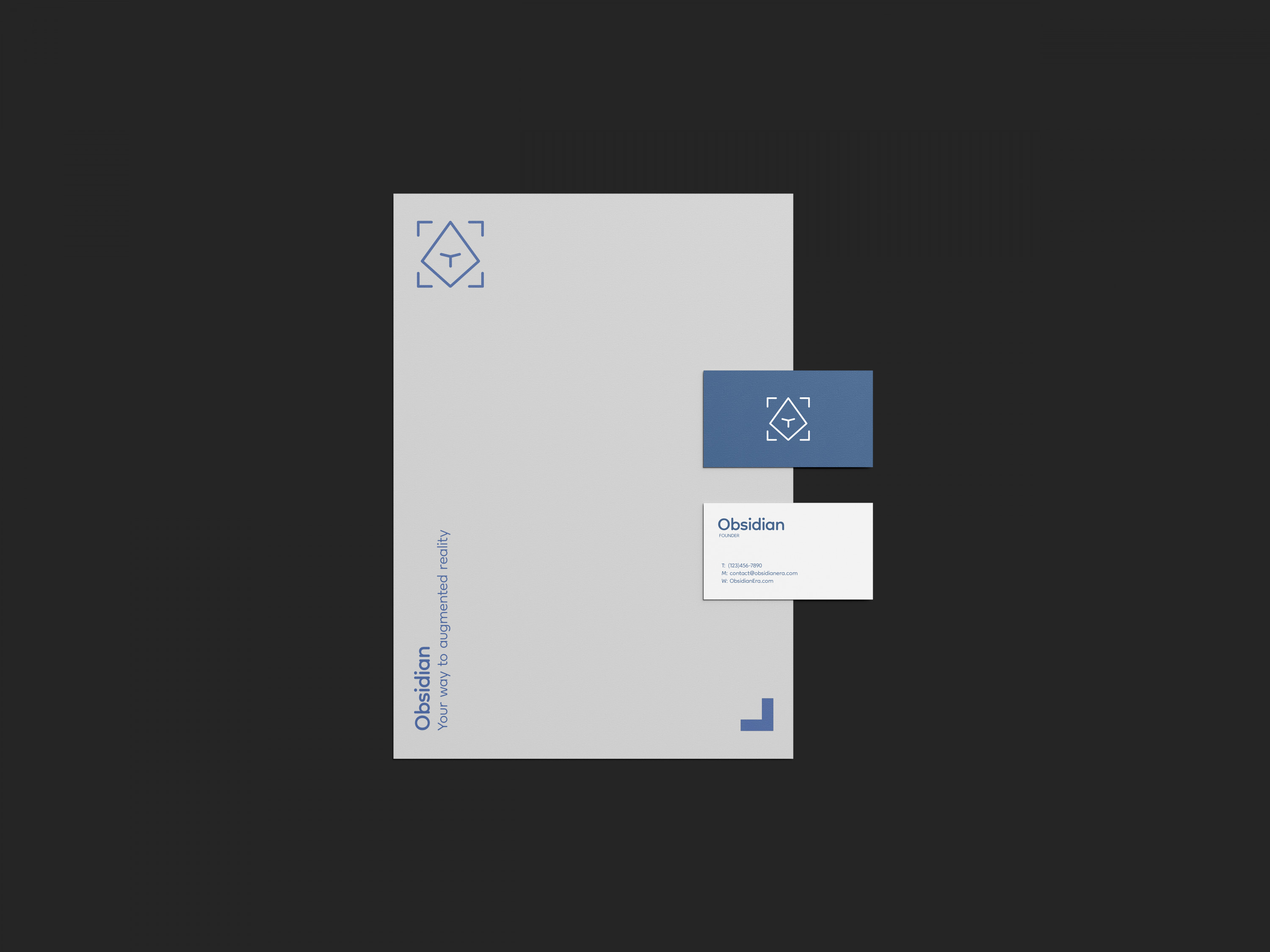 تصميم بطاقة اعمال احترافية