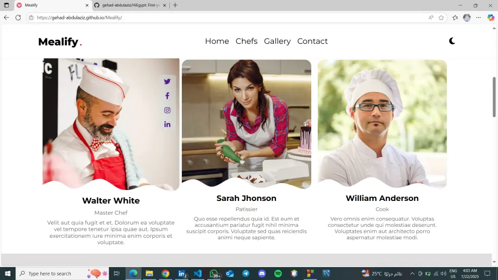 إنشاء موقع إلكتروني بـ HTML, CSS, JS and Tailwind