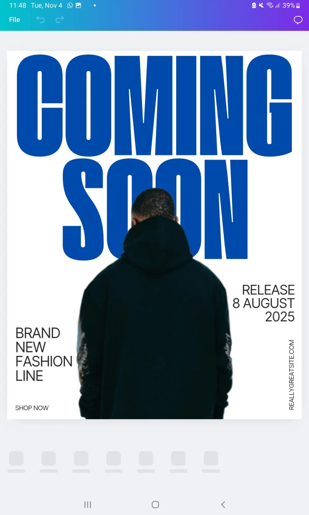 تصميم بوسترات بألوان واضحة و منسقه و تصميم احترافي