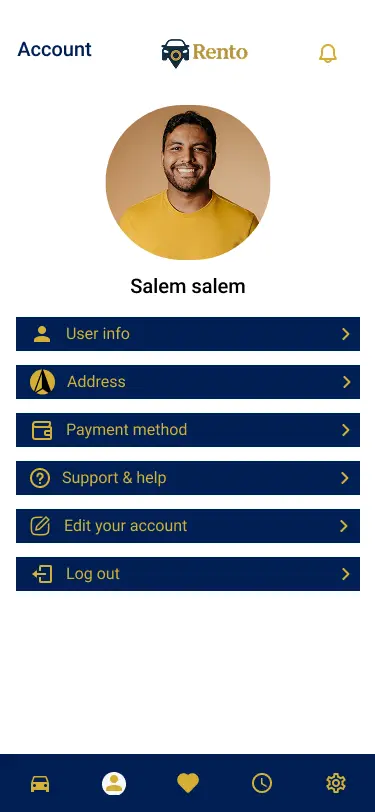 تصميم شاشة تطبيق او ويب