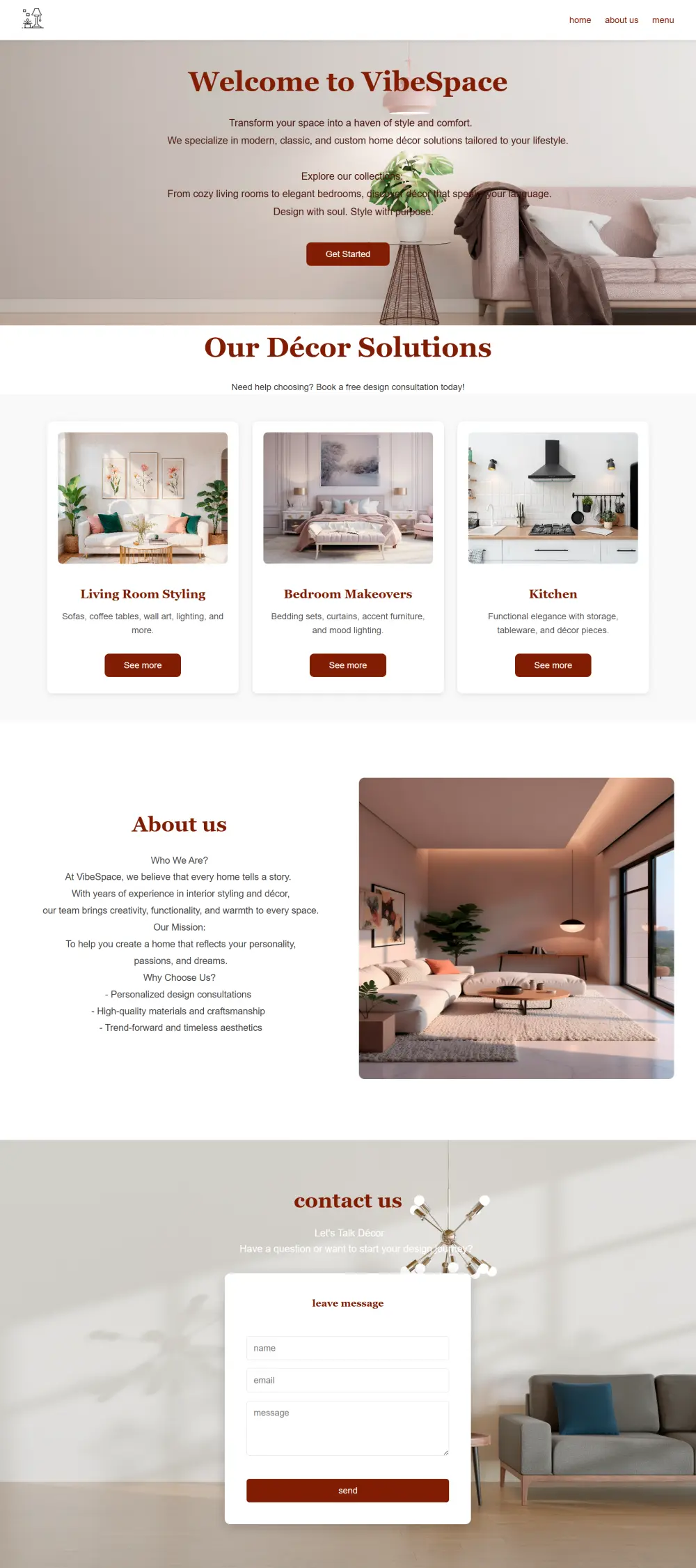 صفحة هبوط احترافية لتقديم مشروعك بتصميم متقن HTML & CSS