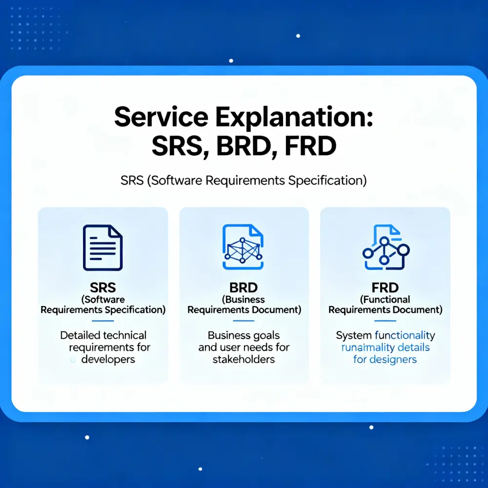 إعداد وتحليل متكامل لمستندات SRS وBRD وFRD بشكل احترافي