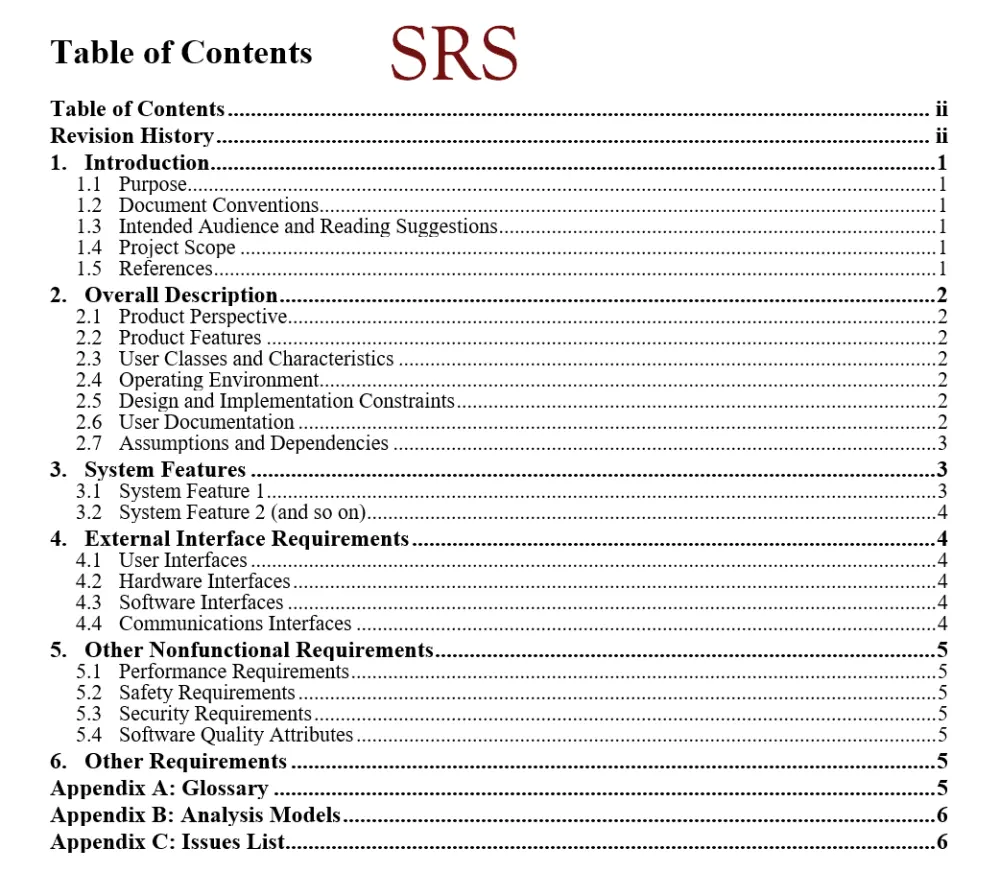 إعداد وتحليل متكامل لمستندات SRS وBRD وFRD بشكل احترافي