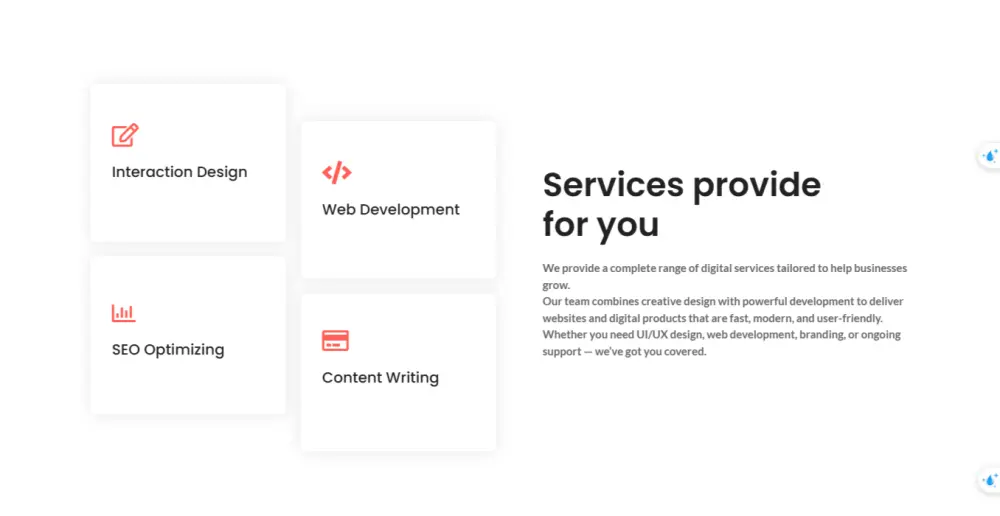 portfolio لشركه بأستخدام ال wordpress