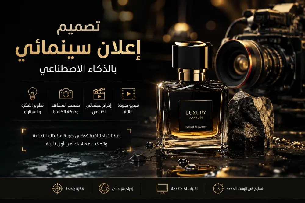 تصميم إعلان سينمائي بالذكاء الاصطناعي
