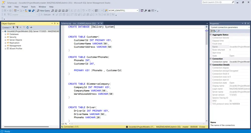 تصميم وتطوير قواعد بيانات