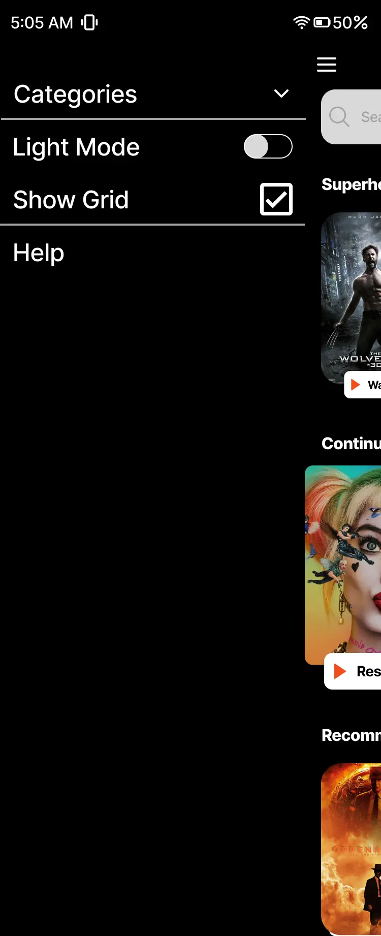 تصميم تطبيق مشاهدة أفلام ومسلسلات