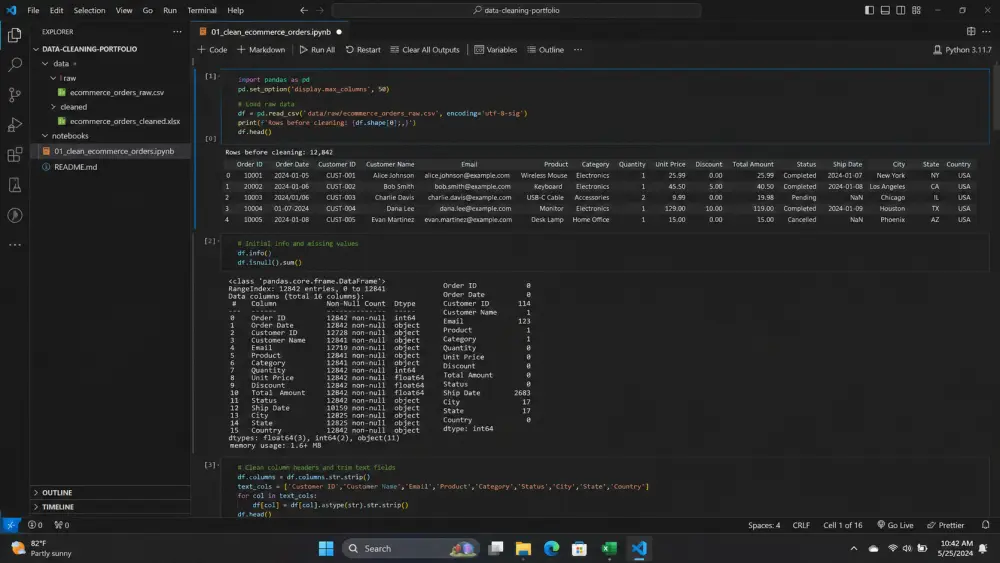 تنظيف و تحليل بياناتك باحتراف باستخدام Excel وPython وPower