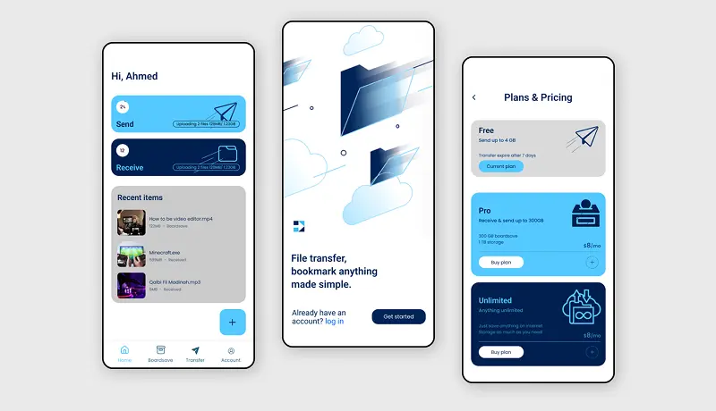 تصميم وجهات مستخدم باستخدام figma و xd