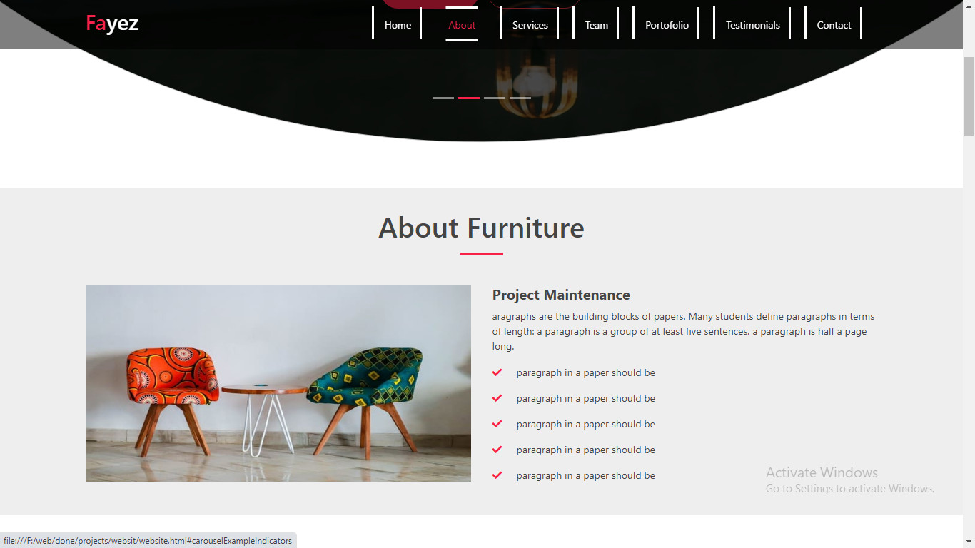 تصميم موقع الاكتروني