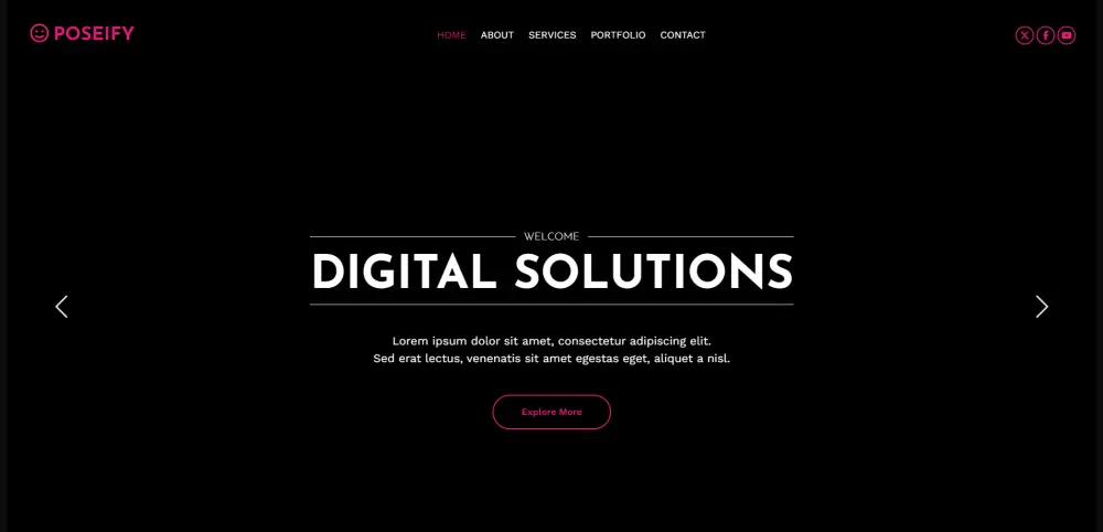 سأقوم بتصميم موقع شخصي مع لوحة تحكم احترافية