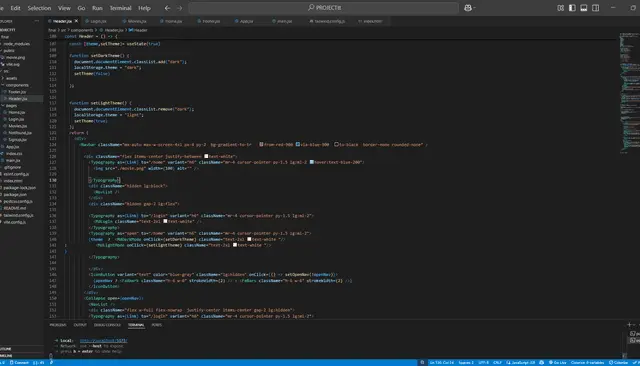 تصميم وبرمجة موقع باستخدام ReactJs TailwindCss