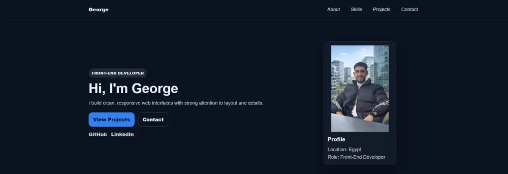 إنشاء موقع بورتفوليو شخصي احترافي
