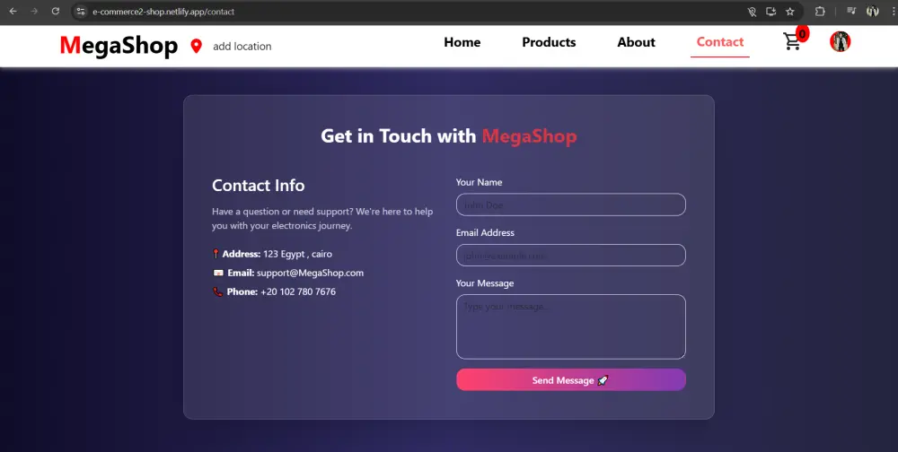 تطوير موقع E-commerce احترافي باستخدام React.js
