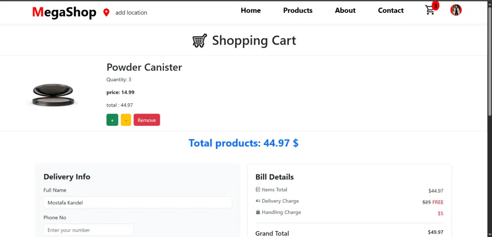 تطوير موقع E-commerce احترافي باستخدام React.js