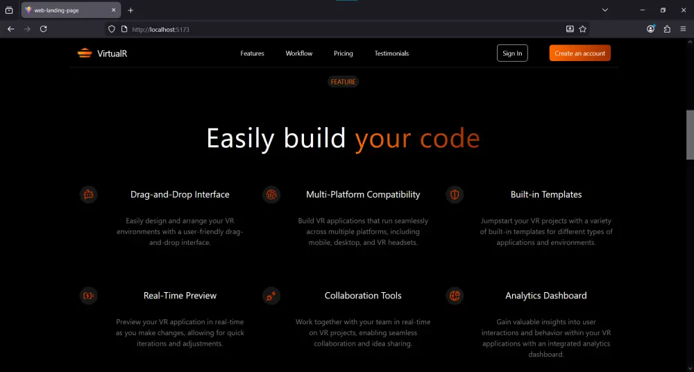 تصميم وتطوير صفحة هبوط (Landing Page) احترافية باستخدام React.js أو HTML/CSS