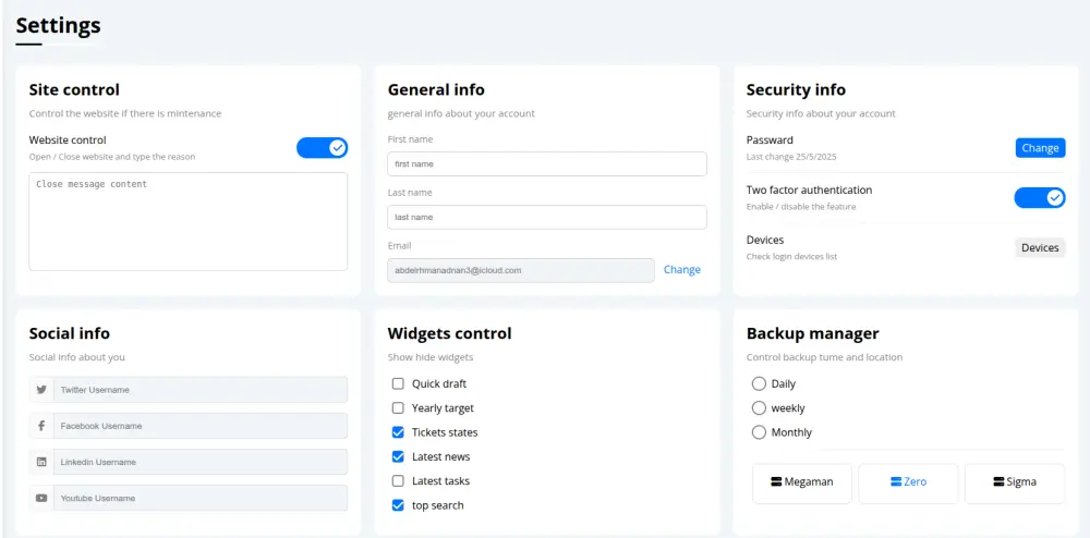تصميم وتطوير صفحة هبوط
