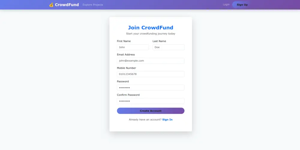 تصميم وتطوير صفحة تسجيل دخول Login