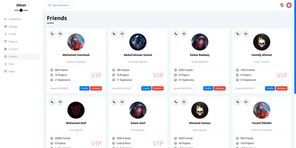 تصميم وتطوير صفحة هبوط و لوحة تحكم وقياده