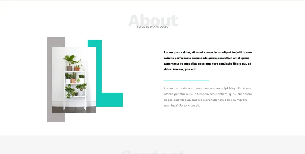 تصميم وتطوير صفحة هوية  Portfolio