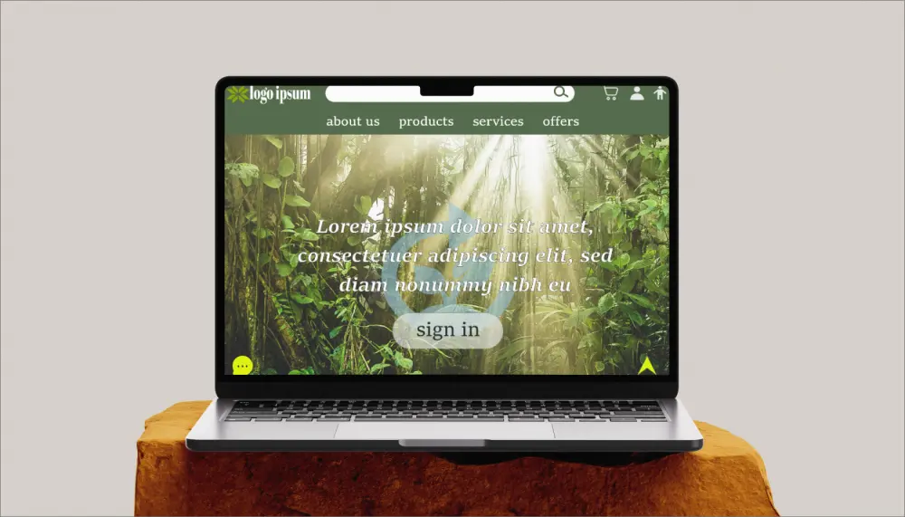 تصميم واجهه مستخدم ui-ux design صفحة home page و صفحة داخلية واحدة