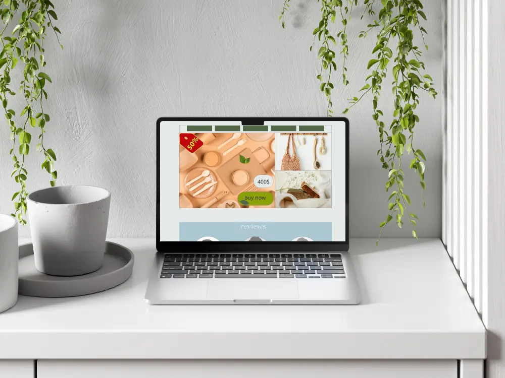 تصميم واجهه مستخدم ui-ux design صفحة home page و صفحة داخلية واحدة