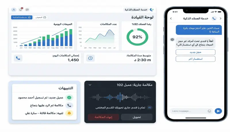 إنشاء مساعد ذكاء اصطناعي يرد على مكالمات وشات عملائك تلقائيًا