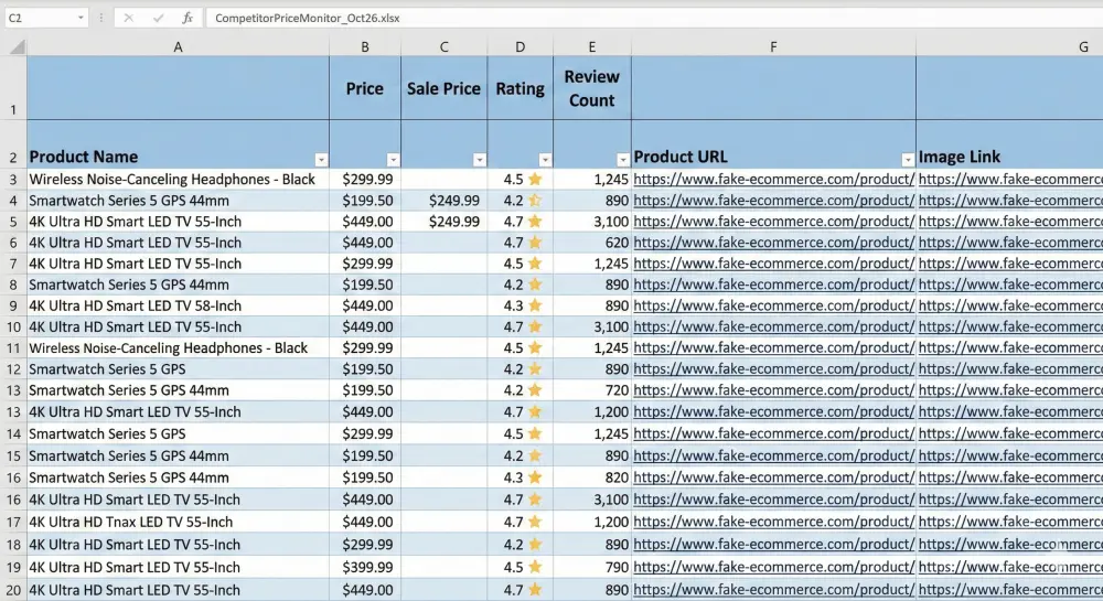 استخراج البيانات من أي موقع إلكتروني بدقة واحتراف