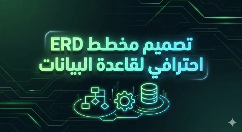 تصميم مخطط ERD احترافي ودقيق لقاعدة البيانات