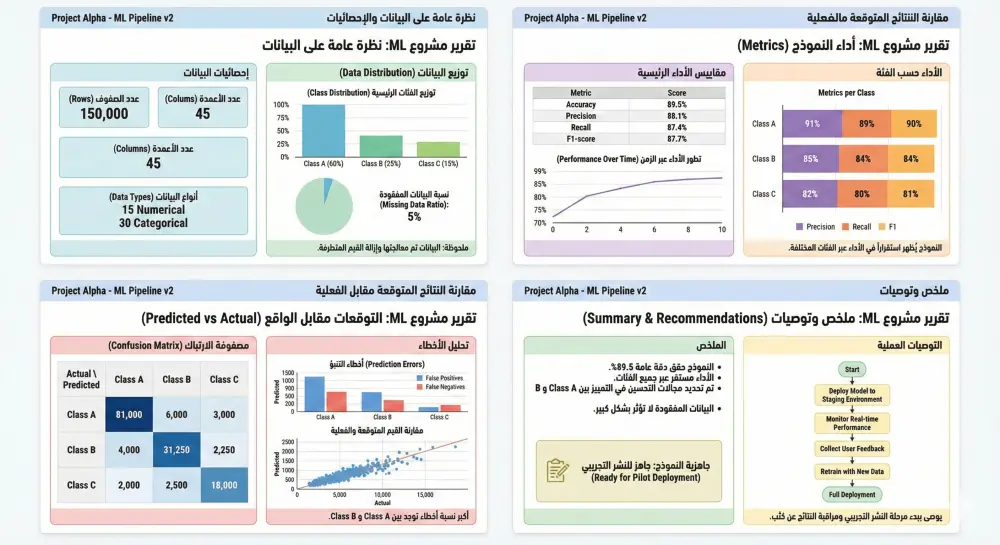 حوّل بياناتك لنموذج Machine Learning جاهز يعطيك نتائج دقيقة وقرارات رابحة