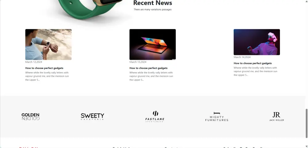 تصميم موقع الكتروني احترافي