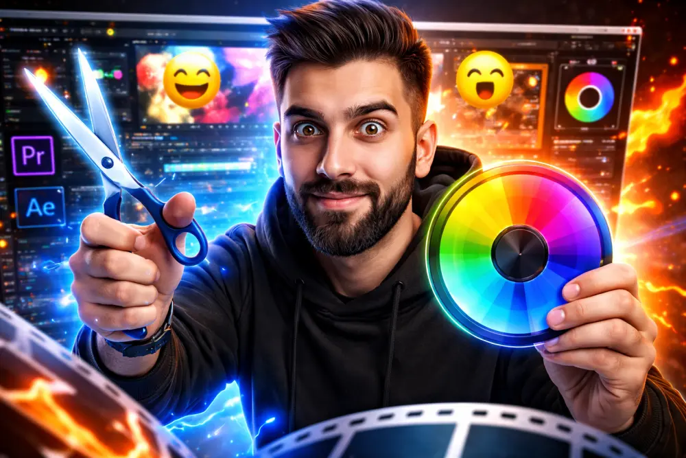 مونتاج فيديوهات يوتيوب بأسلوب يجبر المشاهد يكمل للنهاية