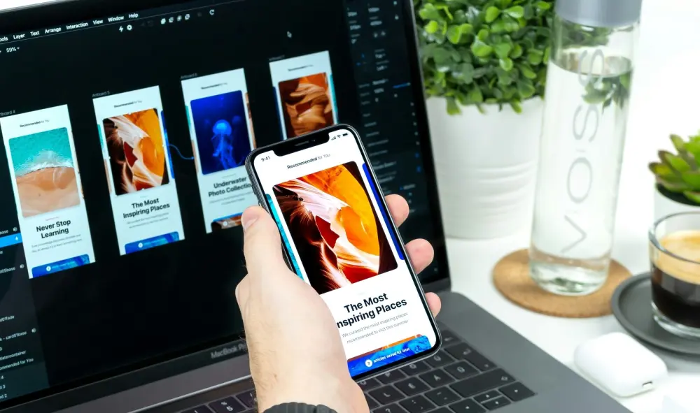 تصميم واجهة مستخدم للتطبيقات و المواقع UI/UX