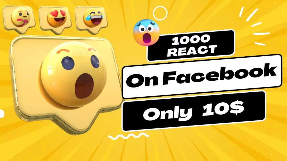 سوف تحصل على 1000 ريأكت على منشوراتك