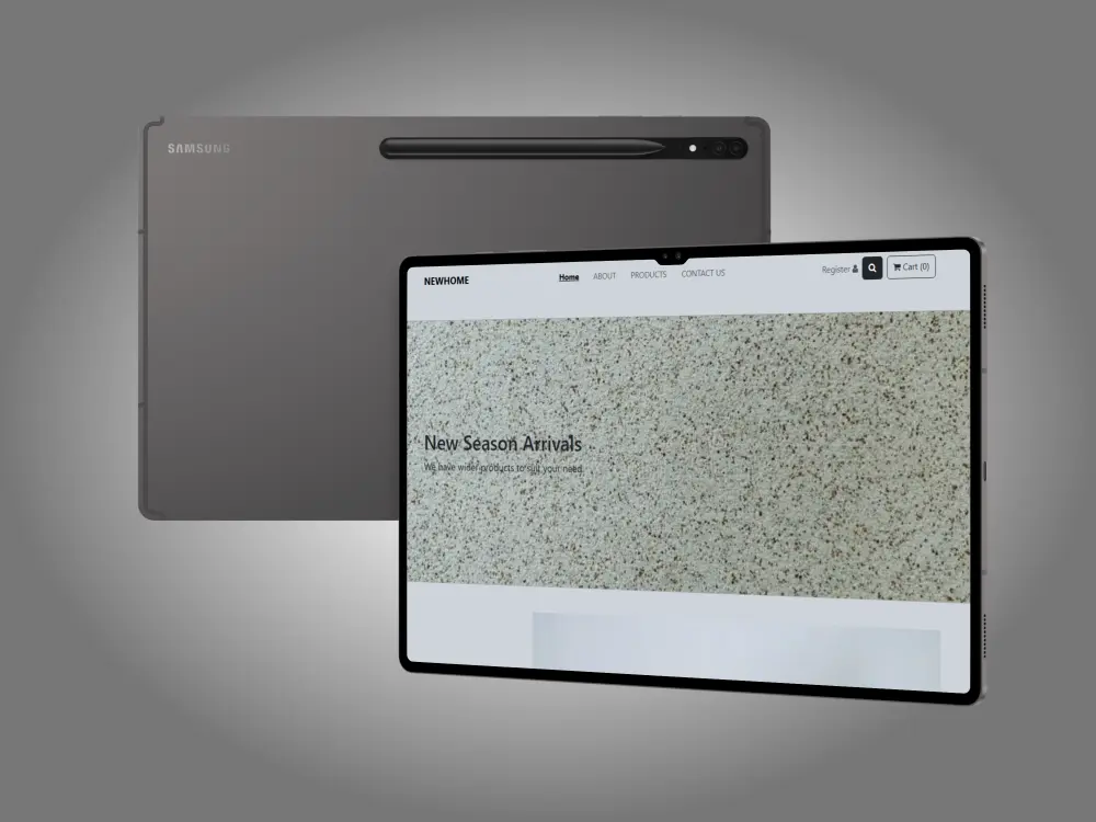 تصميم واجهات لمتجر الكترونى بدون منصات جاهزة