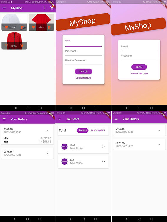 تصميم تطبيقات flutter لتعمل علي الاندرويد و ال ios و الويب