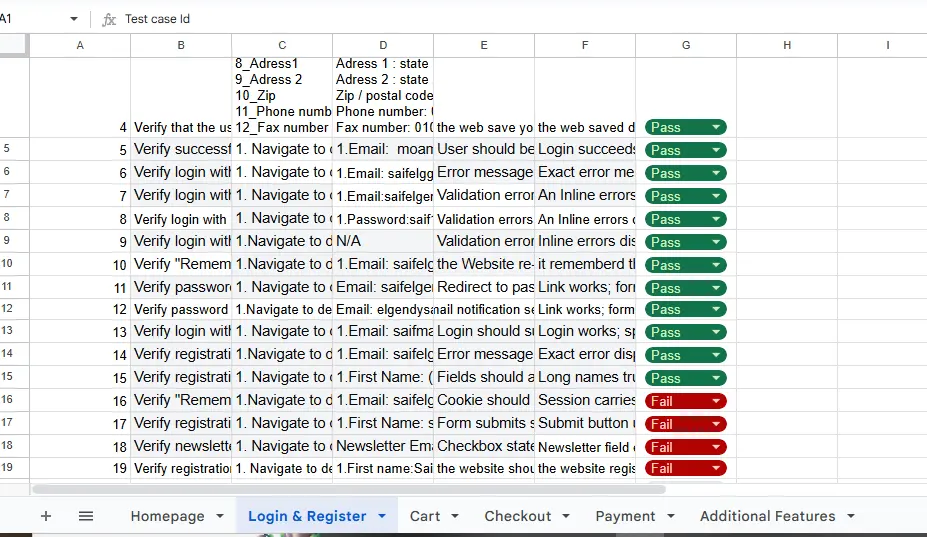 Testing اختبار كامل لموقعك او تطبيقك