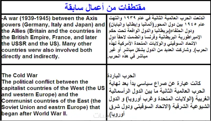 ترجمة احترافية من الإنجليزية إلى العربية أو العكس