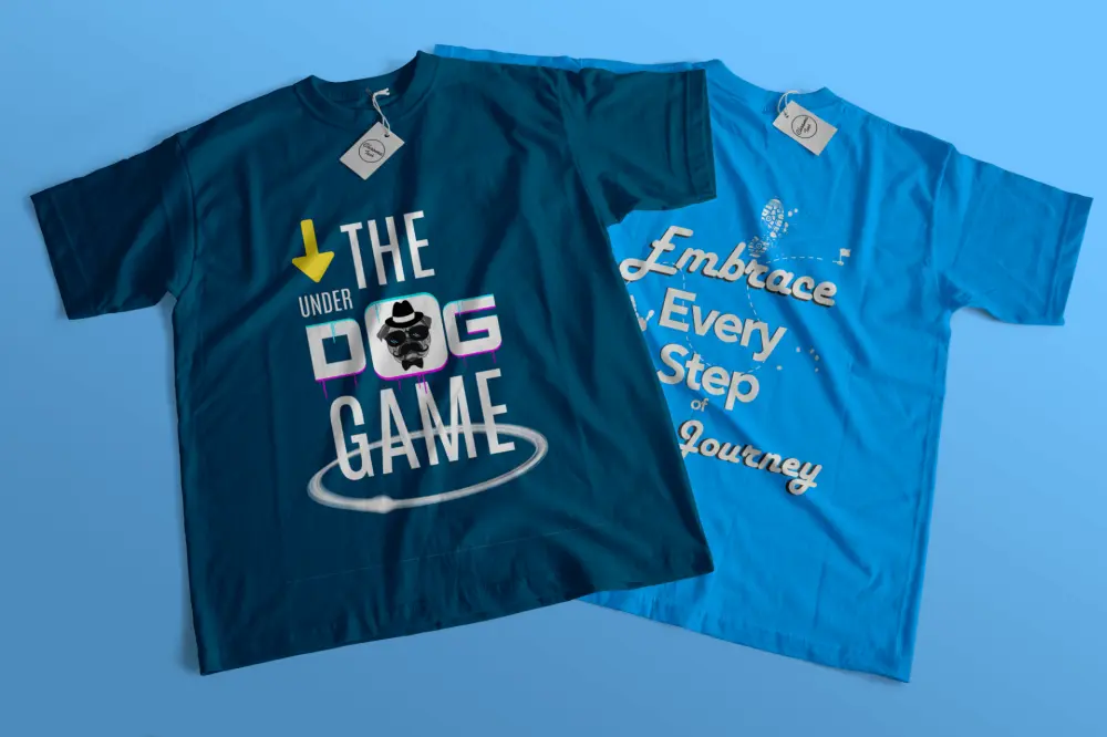 تصميم ستيكرات أو تيشرتات مميزة وجذابة للطباعة أو المتاجر