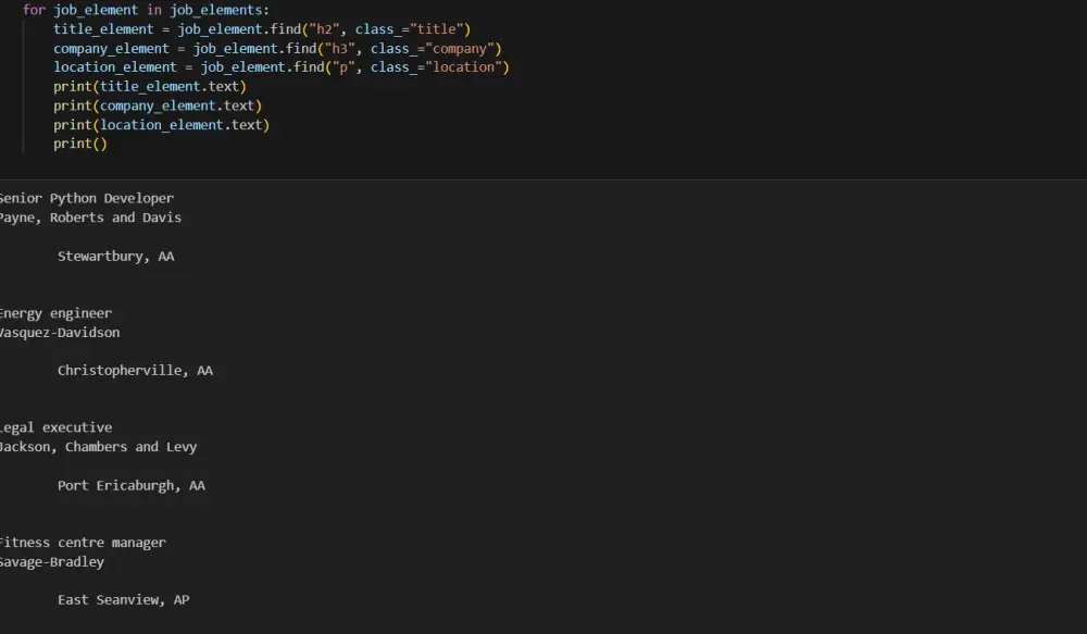 استخراج البيانات من المواقع