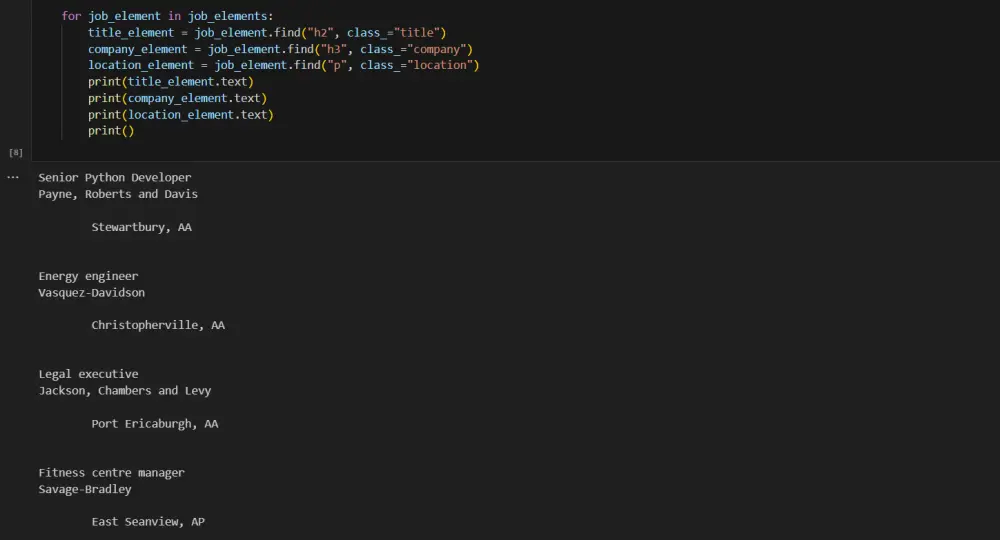 استخراج البيانات من المواقع